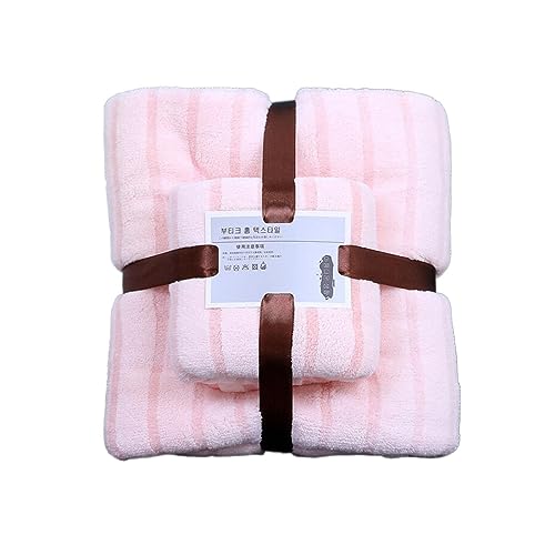 Generisch Handtuch Training Coral Velvet Suit Geschenk-Handtuch, weich, saugfähig, Handtuch-Set für und Mutter (Handtuch: 35 x 75 cm; Badetuch: 70 x 140 cm). Duschtücher Weich (PK1, A)