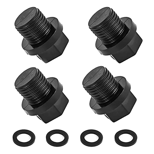 Lanonvy 4Er-Pack Ablassstopfen mit O-Ringen Pumpenstopfen Poolfilter -Pool-Abflusspumpenstopfen SPX1700FG für -Pumpen