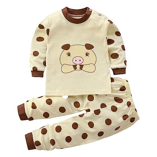 Uwdiohq Damen Sale Angebote Sale Langärmlige Oberteile und Hosen mit Animal-Print für, und Mädchen, lockerer Loungewear-Anzug für 0 bis 9 Baby Mädchen Kleidung Jogginganz Tages Deal Sonderangebote
