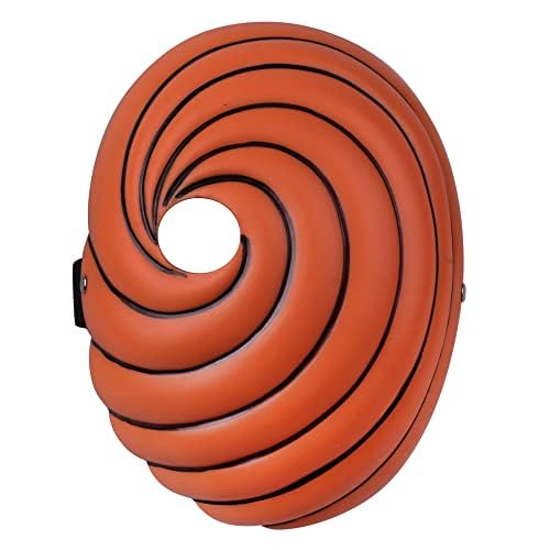 Tobi Obito Halloween-Maske, Uchiha Obito Thema, Spiel-Maske für Cosplay-Party, Maskerade-Party, Anime-Maske, Requisiten