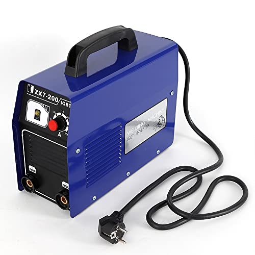 Elektro Inverter Schweißgerät IGBT 220V MMA Schweißapparat Set IP21S Einphasig Elektroden Schweißer - Technische Daten: 20-120A, 1-2,5mm Elektroden, 7,7kVA, IP21S