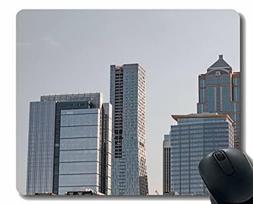 Einzigartige benutzerdefinierte Mauspad-Mousepad, Gebäudearchitektur Straße Mauspads