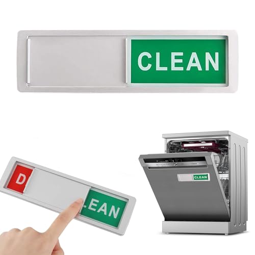 Clean Dirty Dishwasher Sign,Spülmaschine Sauber Dreckig Schild,Dirty Clean Dishwasher Magnet,Anti Rost Stab Für Spülmaschine,Spül Sauberer Schmutziges Zeichen Shutter Nur Ändert,Für Küchenorganisation