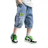 ACMEDE 2-12 Jahre Baby-Jungen Dünn jeanshort mit Seitentaschen Gr. 92/98/98/104, Jungen Sommerhosen Kurze 3/4 Glatt und kühl Jungen Shorts Bermuda Kurze Jogginghose Gr. 116/122/128/13146/158