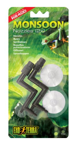 Exo Terra Monsoon Nozzles, Sprühdüsen für die Exo Terra Monsoon Beregnungssysteme, 2er Pack