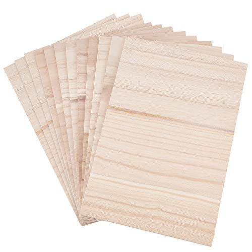 OLYCRAFT 12 Blatt Karate Brechbretter Aus Holz Taekwondo Brechbretter 3.5mm Schlagholzbretter Holz Trittbrett Trainingszubehör Für Karate Übungen - 296x200x3.5mm
