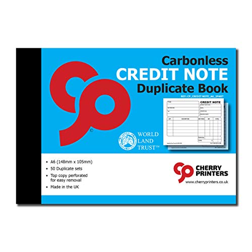 Cherry selbstdurchschreibendes Notfallbuch, A6, 50 Sets