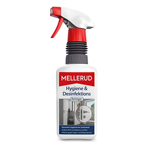 MELLERUD Hygiene & Desinfektions Reiniger – Effizientes Spray zur Reinigung und Desinfektion von allen Oberflächen im Haushalt – 1 x 0,5 l