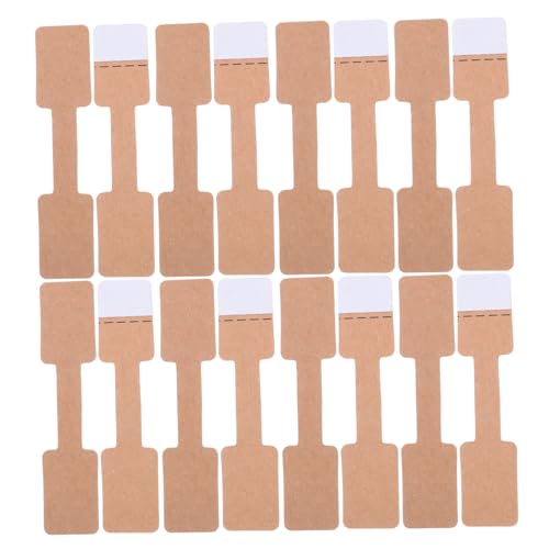 iplusmile Selbstklebende Schmuckanhänger 300 Stück Blanko Schmucketiketten Aufkleber Armbandaufkleber Halsketten-verpackungsaufkleber