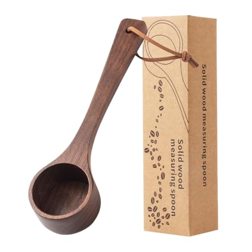 Kaffeeschaufel - Salzlöffel | Kaffeebohnen Löffel Holzlöffel Für Gewürzglas | Kaffeebohnenschaufel | Küchenlöffel Zum Schöpfen, Abmessen Und Servieren Von Kaffee, Tee