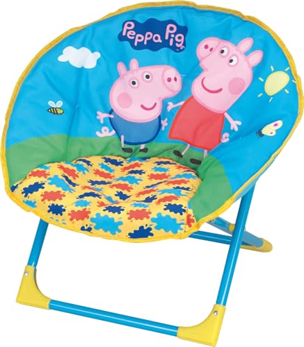 Enfasafe Peppa Pig Moon Chair Ultraleichter Klappstuhl für Kinder Indoor und Outdoor Sessel