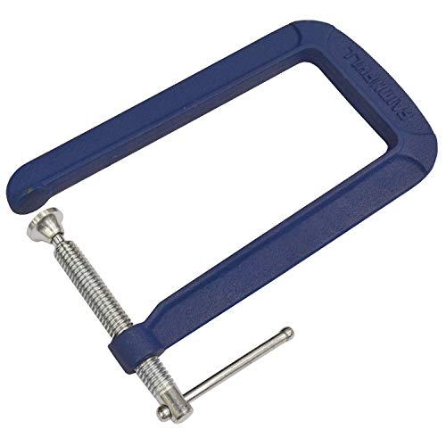 Faithfull G Clamp Deep Throat 200mm (8 Inch) Cap 85mm (3 Inch) GAUGECNC Mehrfarbig