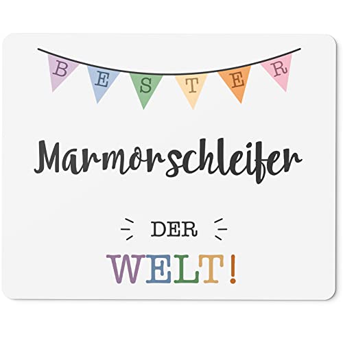JUNIWORDS Mauspad Mousepad, Bester Marmorschleifer der Welt (5709971)
