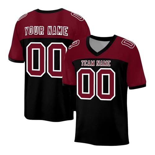 Maßgeschneiderte T-Shirts Football Trikot Football Trikot Custom American Football Kostüm Rugby Baseball Shirt Herren American Football Trikot American Football Trikot Custom