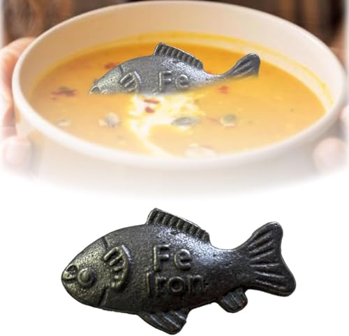 Lucky Iron Fish, Eisenfisch-Kochwerkzeug, eine natürliche Eisenquelle zur Reduzierung des Mangelrisikos, effektives und sicheres Kochwerkzeug zum Hinzufügen von Eisen, ideal für schwangere Frauen