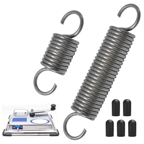 2 Stück Ersatzteile Federn + 5 Stück Gummikappen Zubehör, Ersatzteile Federn und Gummikappe Ersatzteil für OCB Mikromatic Zigaretten-Stopfmaschine, Zugfedern für Top-o-Matic Ersatzteile