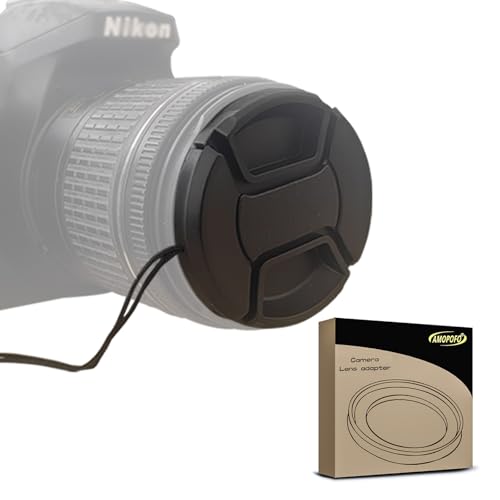 105mm Kamera Objektivdeckel,Objektivdeckel oder Zentrum Pinch Objektivdeckel für Nikon, Canon, Sony und andere DSLR-Kameras (105mm Kamera Objektivdeckel)