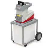 IKRA Elektro Gartenhäcksler ILWH 3000, leise robust wartungsarm, starke 3.000W, Aststärke bis 45mm, Blauer Engel