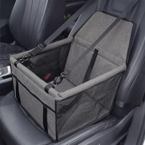 Hundeautositz, wasserdichte Hundesitz, Hundesitz mit Sicherheitsseil und PVC-Unterstützungsrohr, Hundezubehör für das tägliche Leben. Hund Reisebett, Faltbare tragbare Hund Booster Auto-Sitz
