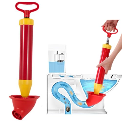 XoeLLe Saugglocke Abfluss, Pömpel Wc, Abflusspumpe, Schnelle Siphonreinigung Ideale Abflussreiniger Pumpe Löst Schnell Abflussverstopfung für Toilette Verstopft, Waschbecken, Abflussrohre