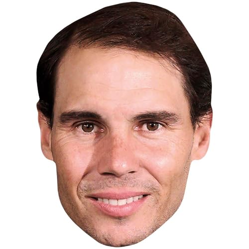 Rafael Nadal (Stubble) Maske aus Karton