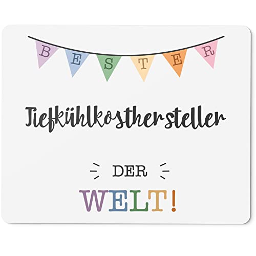 JUNIWORDS Mauspad Mousepad, Bester Tiefkühlkosthersteller der Welt (5722542)