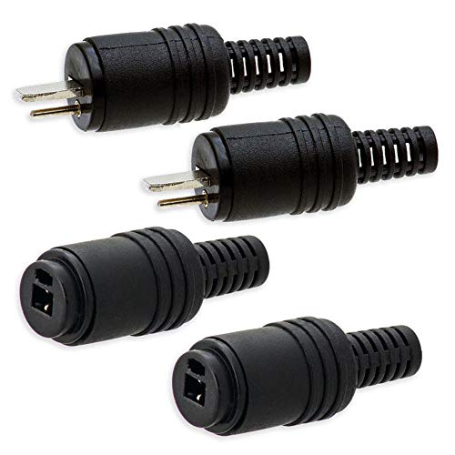 Lautsprecher Set Din 2-pol. Boxenstecker 2X LS-Stecker 2X LS-Buchsen Audio Adapter Schraubbar