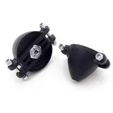 Vuzmode 1PCS Kunststoff Folding Propeller Spinner Gefaltet Prop Halter 3,17mm 4mm 5mm Welle RC Flugzeug Glide Glide Flugzeug Außenbordbootpropeller(D51mmxH40mmxd4.0mm)