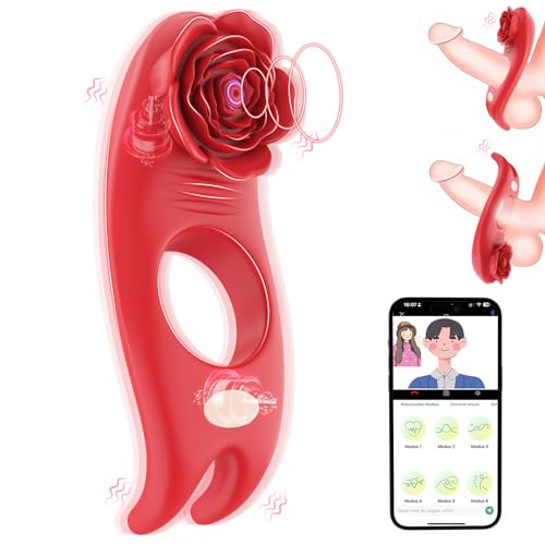 Penisring Vibrator Penishülle für Penis G-Punkt, Sex Spielzeug für die Paare Männer Frauen, 9 Vibrations Penis Ring Sleeve Cockring,Penismanschetten Sex Toys, Penisverlängerung Sexspielzeug