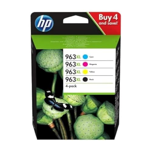 HP 963 XL (3YP35AE) Kit 4 Originalpatronen HP OfficeJet Pro 9010 OfficeJet Pro 9012 OfficeJet Pro 9015