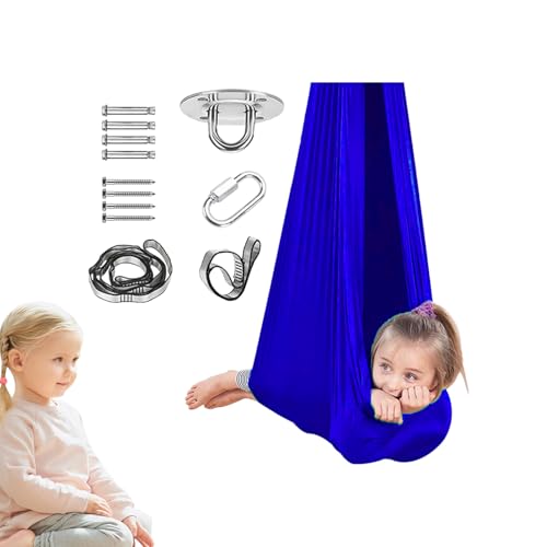 Sensorikschaukel, Vielseitige Sensorik-Schaukel Hängematte, Tragbare & Verstellbare Beruhigungsschaukel Für Spielzimmer, Schlafzimmer, Meditation Und Entspannung Mit Multifunktion