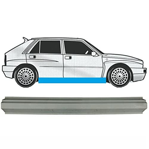 Rocker Panel Repair Panel/Right = Left / Ersatzteil für Lancia Delta / 1993-1999 / Delta MK II / Unlackierter Stahl / Beseitigen Sie Rost in Ihrem Auto.