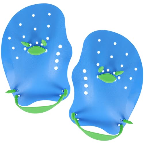 Schwimmpaddel aus Silikon für Erwachsene – Blaue Handpaddel zum Krafttraining & Technikverbesserung – Ideal für Schwimmbecken & Freiwasser