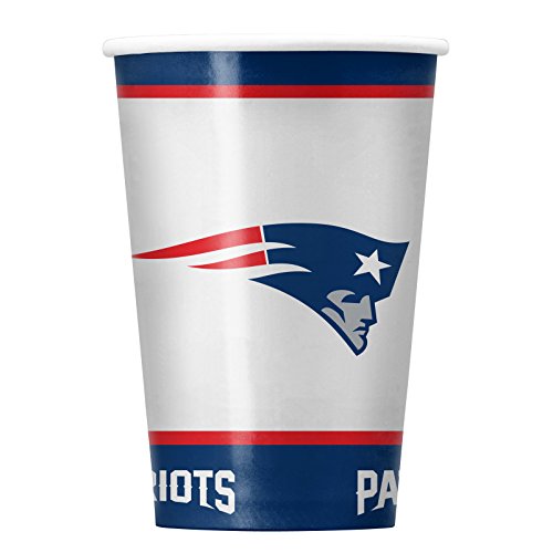 Duck House NFL Unisex Einweg Becher, Unisex, Disposable Cups, weiß, 20 Servings - Paper, 12 Pks/Display Box