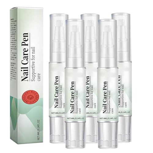 Nail Care Pen - Das Original, Nail Care Pen Nagelpilz Stift, Kosmetische Pflege Bei Nagelpilzinfektion Schnell & Effektiv, Mit Teebaumöl, Vitamin E & Aloe Vera (5Stück)