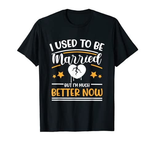 Scheidungsunterstützung Frisch Geschieden Scheidung T-Shirt