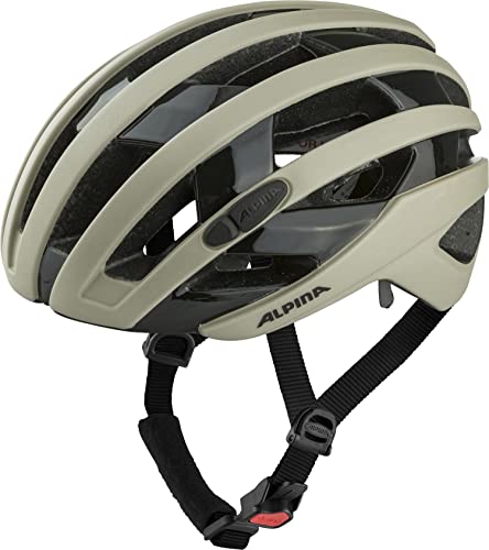 ALPINA RAVEL - Sicherer, Individuell Anpassbarer & Belüfteter Fahrradhelm Mit Fliegennetz Für Erwachsene, mojave-sand matt, 55-59 cm