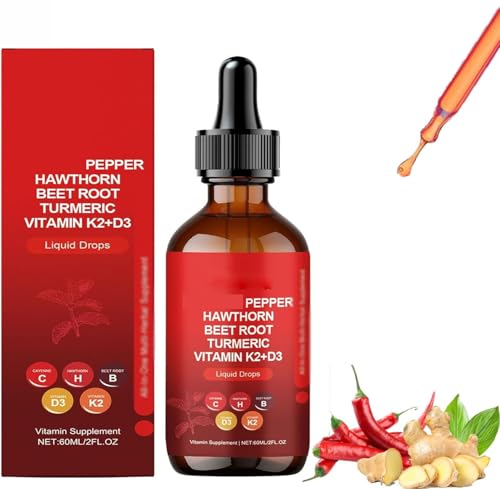 C-ayenne Drops, C-ayenne Pfefferextrakt Flüssigkeit, C-ayenne Pfeffertropfen, natürliche Inhaltsstoffe für Frauen und Männer (1)