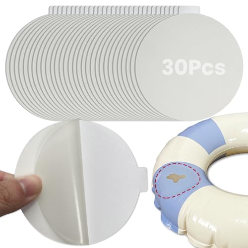 Birllaid 30 Stück Aufblasbares Reparaturset wasserdicht, 3inch TPU Pool Reparaturband, Reparaturband für Luftmatratze, Hüpfburg, aufblasbares Spielzeug, Zelt, Schwimmring, Heavy Duty