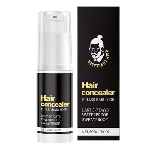 hairfillup Haarabdeckstift, 50g batci Haarabdeckstift für Männer, Wasserfester Haarabdeckstift, Root Coverage Fuller Powder, Schweißfester Haaransatzverstärker für dünner werdendes und feines Haar