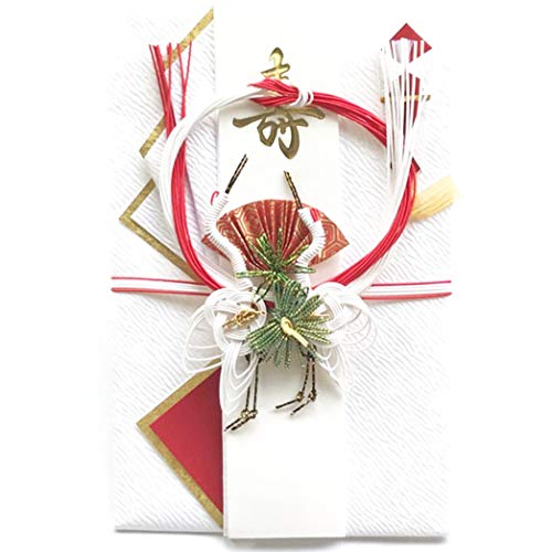 Frontia Shugi-Bukuro Japanische traditionelle Geldumschlag für Hochzeit Washi Luxuary Special Mizuhiki handgefertigt Japan Import