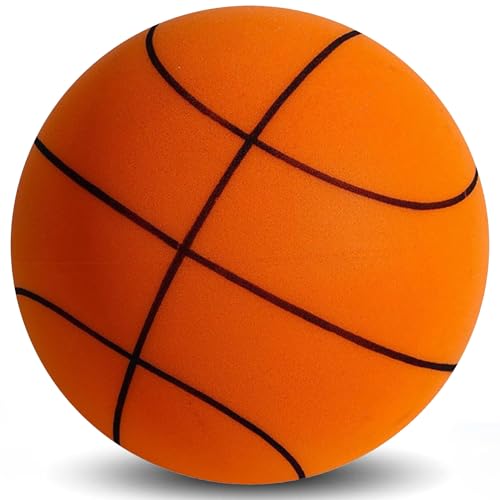 Silent Basketball,Silent Basketball Dribbling Indoor,Schaumstoffball Für Das Training im Raum,Lightweight Training Ball,Ball aus Schaumstoff mit hoher Dichte für Verschiedene Indoor-Bereiche