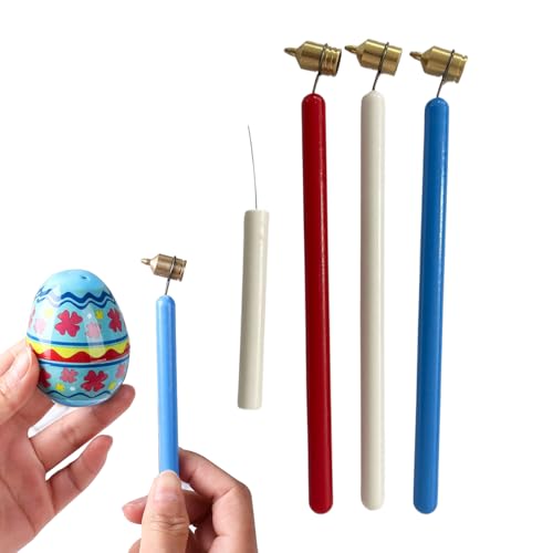 Pysanky-Werkzeuge - Leicht Zu Reinigen Schräglinien-Farbstift-Set | Robuste Konstruktion Heißwachsstifte | Pysanky Eier Set Geeignet Für Keramikmalerei Und Felskunst