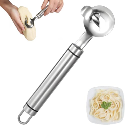 Cuchara Pelador de Nopales Kaktusschäler-Löffel, multifunktionales Kaktusschäler-Messer-Werkzeug, manuelle Nudelschneider-Schaufel für Küchenhelfer (1, 2, 3 Stück) (1 Stück)