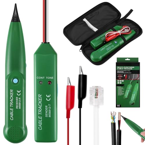 Cable Tracker, Kabelbruch Suchgerät Mähroboter, Kabelfinder Kabeltester Leitungssucher, Schaltkreis Tester, Telefonleitung Tracker für Netzwerk Wartung Collation, Durchgang des Testschaltkreises