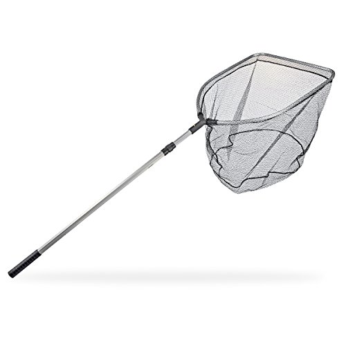 Kescher eckig 60x50cm Teleskop bis 2,15m Teich Angelkescher Angelzubehör