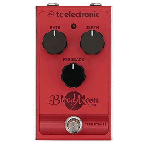 TC Helicon BLOOD MOON PHASER Phaser-Pedal im Vintage-Stil mit vierstufigem Filter und vollständig analoger Schaltung