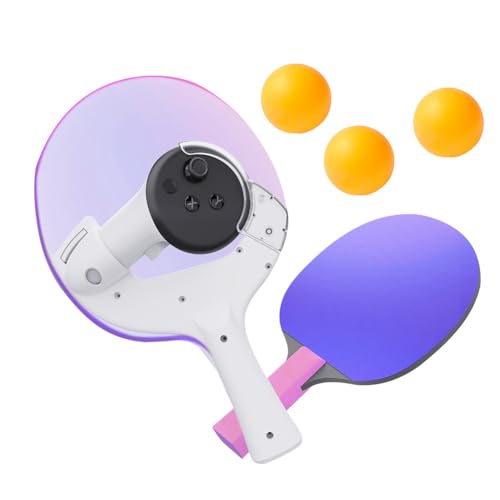 RuiDay Tischtennis Griff Controller-Griffabdeckungen kompatibel mit Meta Quest 3,Tischtennis Pads Schläger Controller Handle Joystick,Housing VR Game Accessories,Quest 3 Zubehör