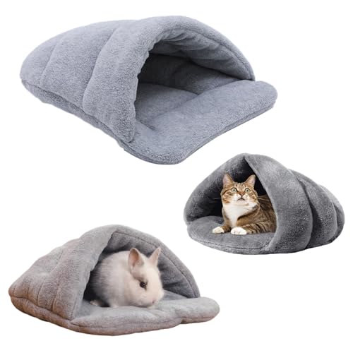 LNGJIN Meerschweinchen Bett Haustier Meerschweinchen Bett Betthöhle Meerschweinchen Haus,Guinea Pig Bed Pet,Kleine Tier Plüsch Höhle, für Zwergkaninchen Chinchillas Bartagamen Eidechse