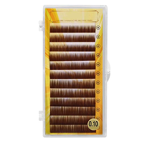 Augenbrauenverlängerung - Falsche Augenbrauen Extensions, 12 × 6 × 2 Stück, Künstliche Augenbrauen in Blond und Dunkelbraun, Gemischt, 5-8 mm